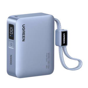 UGreen Nexode 10000mAh 30W Power Bank with Built-in USB Type-C Cable image 1