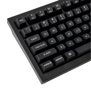 Keychron double Shot KSA PBTFull Keycap Set - White On Black image 2