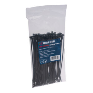 PCBuilder LOCKDOWN 150mm Cable Ties (100 pcs) - Black image 3