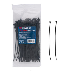 PCBuilder LOCKDOWN 150mm Cable Ties (100 pcs) - Black image 5