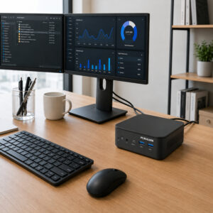 PCBuilder CUBE Intel Core 3-100U 12GB DDR5 512GB Windows 11 Home Mini PC image 6