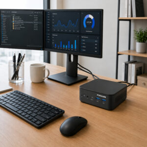 PCBuilder CUBE Intel Core 3-100U 16GB DDR5 512GB Windows 11 Pro Mini PC image 6