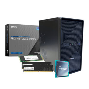 PCBUiLDER™ Intel Core i5-12400 HOME MASTER Windows 11 Desktop PC image 1