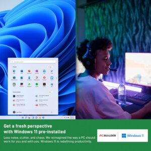 PCBuilder Intel i5-12400 HOME MASTER Windows 11 Desktop PC image 2