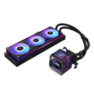 ASRock Phantom Gaming 360 LCD All-in-one Liquid CPU Cooler - Black image 3