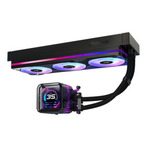 ASRock Phantom Gaming 360 LCD All-in-one Liquid CPU Cooler - Black image 4