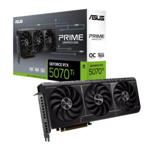 ASUS PRIME GeForce RTX 5070 Ti 16GB GDDR7 OC Edition Graphics Card image 1