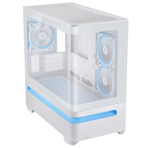 ASUS Prime AP202 ARGB mATX White Chassis image 2