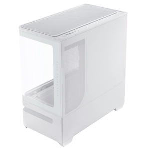 ASUS Prime AP202 ARGB mATX White Chassis image 3