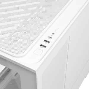 ASUS Prime AP202 ARGB mATX White Chassis image 5