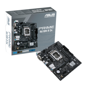 ASUS Prime H610M-R D4 LGA1700 M-ATX Motherboard image 1