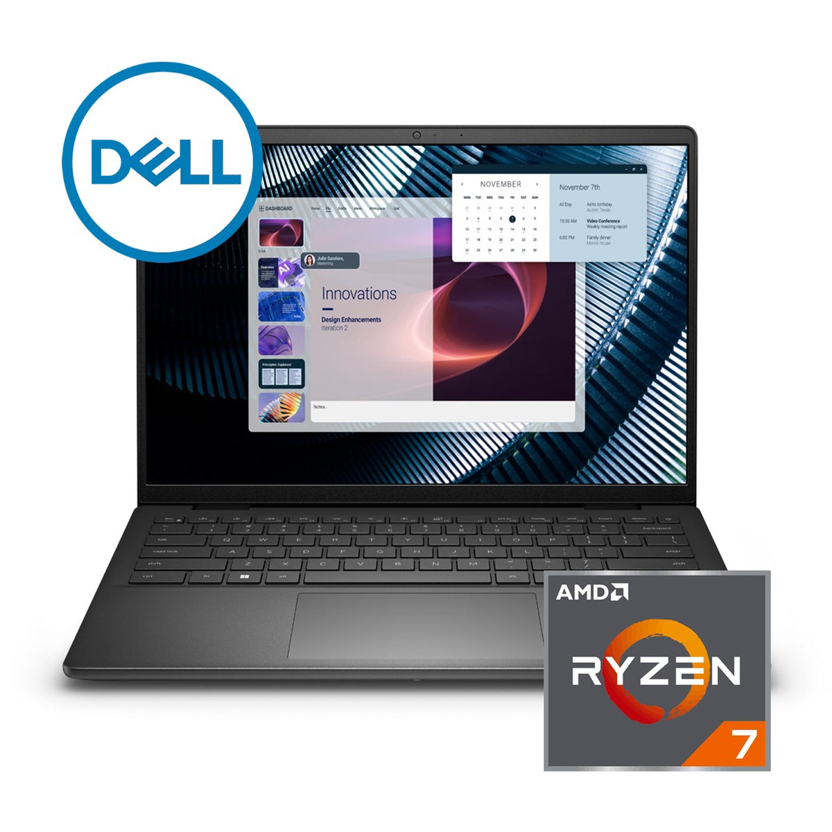 Dell Pro 14 Essential 14-inch FHD+ AI Laptop - AMD Ryzen 7 250 512GB SSD 16GB RAM Win 11 Pro image 10