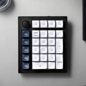Keychron Q0 Max QMK Gateron Jupiter Banana RGB Wireless Custom Number Pad Shell White image 4