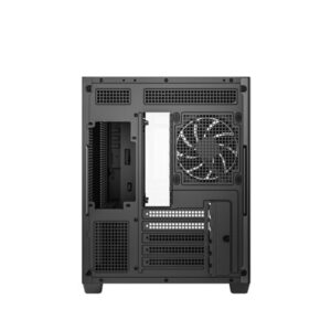 Deepcool CG330 3F Panoramic Dual-Chamber Micro-ATX Gaming Chassis - Black image 7