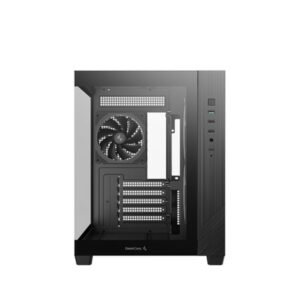 Deepcool CG330 3F Panoramic Dual-Chamber Micro-ATX Gaming Chassis - Black image 8