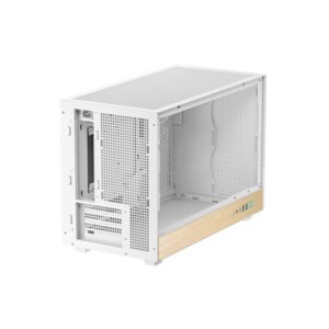 DeepCool CH260 Wood mATX Gaming Chassis White