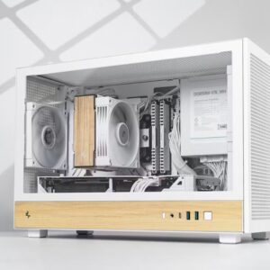 DeepCool CH260 Wood mATX Gaming Chassis White image 11