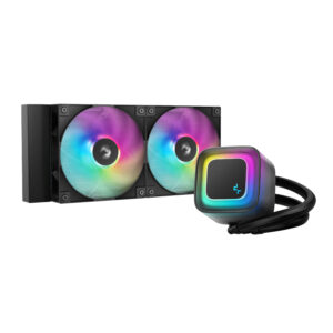 DeepCool LE240 V2 240mm ARGB AIO CPU Liquid Cooler - Black image 2