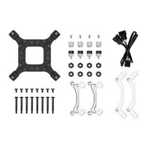 DeepCool LE240 V2 240mm ARGB AIO CPU Liquid Cooler - Black image 6