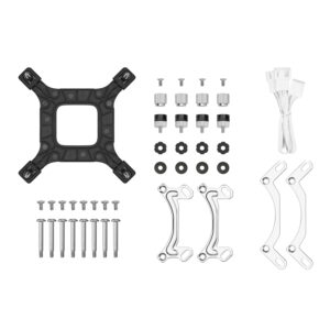 DeepCool LE240 V2 240mm ARGB AIO CPU Liquid Cooler - White image 6