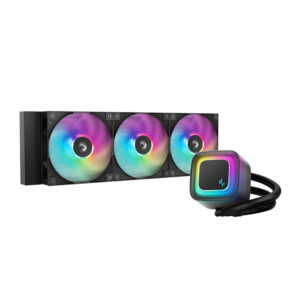 DeepCool LE360 V2 ARGB 360mm AIO Liquid Cooler - Black image 2