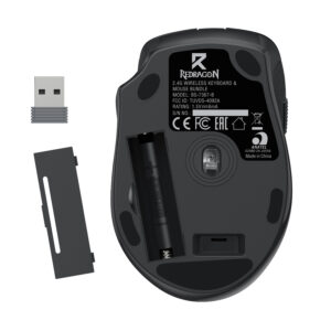 Redragon BS-7367-B Wireless Office Keyboard and Mouse Combo - Black image 5