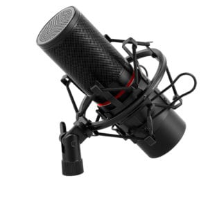 REDRAGON BLAZAR Cardioid USB Gaming Mic and Tripod - Black image 2