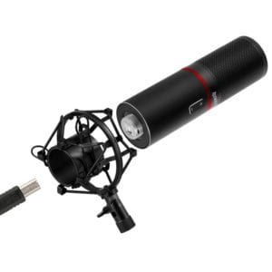 REDRAGON BLAZAR Cardioid USB Gaming Mic and Tripod - Black image 4