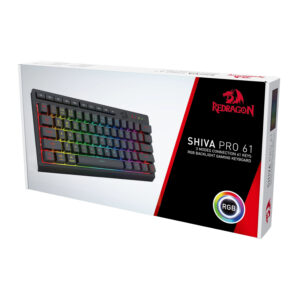 Redragon SHIVA K522 PRO RGB Wireless Gaming Keyboard- Black image 10