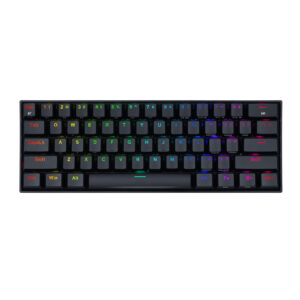 REDRAGON DRACONIC PRO Mechanical 61 Key|Bluetooth 5.0|RGB 9 Colour Modes|Rechargable Battery|Type-C Charging Cable Gaming Keyboard - Black image 2