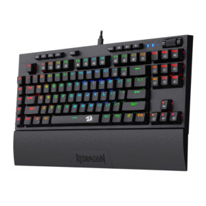 Redragon K588 RGB Pro BROADSWORD TKL Mechanical Wired Gaming Keyboard - Black image 2