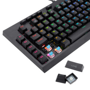 Redragon K588 RGB Pro BROADSWORD TKL Mechanical Wired Gaming Keyboard - Black image 6