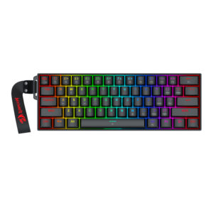 Redragon FIZZ Magnetic Plus 60% RGB Gaming Keyboard - Black image 1