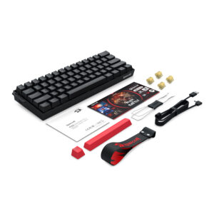 Redragon FIZZ Magnetic Plus 60% RGB Gaming Keyboard - Black image 6