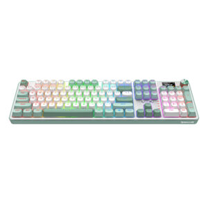 Redragon WYVERN K761 Pro Full-size RGB Wireless Mechanical Gaming Keyboard - White/Green image 1