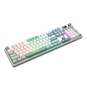 Redragon WYVERN K761 Pro Full-size RGB Wireless Mechanical Gaming Keyboard - White/Green image 3