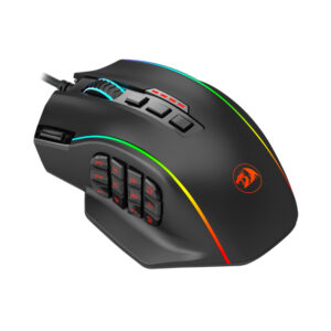 REDRAGON PERDICTION 4 12400DPI RGB MMO Ergo Gaming Mouse - Black image 4
