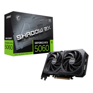 MSI GeForce RTX 5060 SHADOW 2X OC 8GB Graphics Card image 1