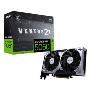 MSI GeForce RTX 5060 VENTUS 2X OC 8GB GDDR7 Graphics Card image 1