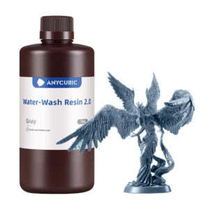 Anycubic Water Wash Resin 2.0 – Grey image 1