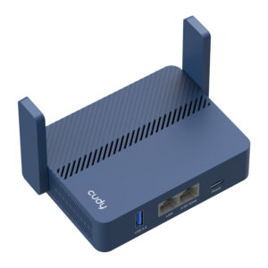 Cudy AX3000 2.5G Wi-Fi 6 Mini VPN Travel Router - Navy Blue image 4