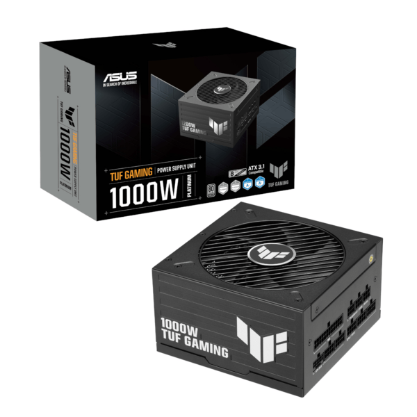 ASUS TUF Gaming 1000W 80 PLUS Platinum ATX 3.1 Modular Power Supply