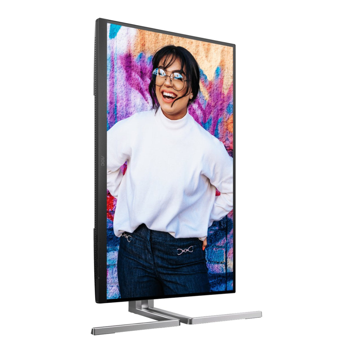 AOC U3 U27U3XD 27-inch 3840 x 2160p 4K UHD 16:9 144Hz 0.5ms LED IPS Dual Refresh Rate Graphic Pro Monitor image 6
