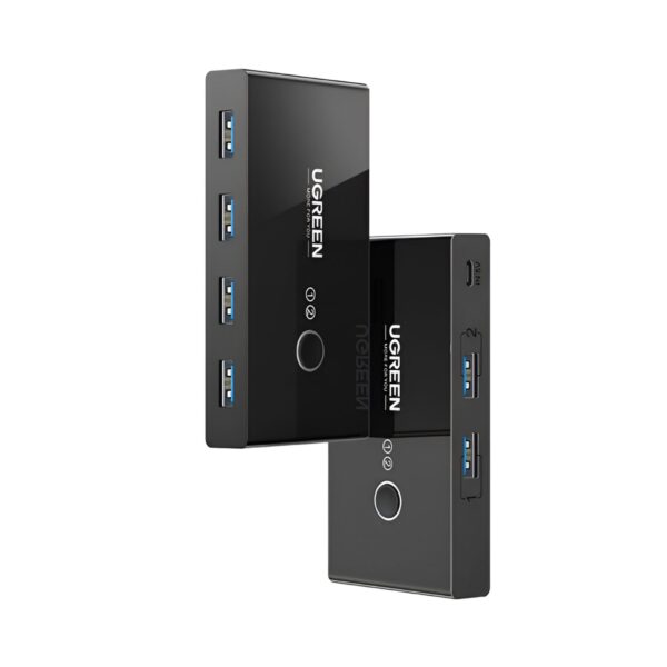 UGREEN USB 3.0 4-Port Switch Box, with 1.5m USB Cables