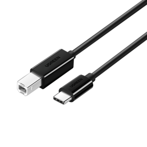 UGreen USB Type-C to B Male Printing Cable 2m - Black image 1