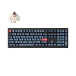 Keychron V6 Max Wireless Custom Keyboard - BROWN Switch image 1