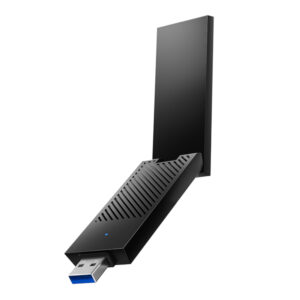 Cudy AX5400 Wi-Fi 6E USB 3.0 Tri-Band High-Gain Adapter-Black image 2