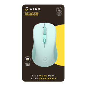 WINX CLICK Easy 1600DPI 2.4GHz Wireless Mouse - Green image 3